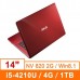 ASUS K455LD-0053F4210U(熱情紅) 14吋筆記型電腦